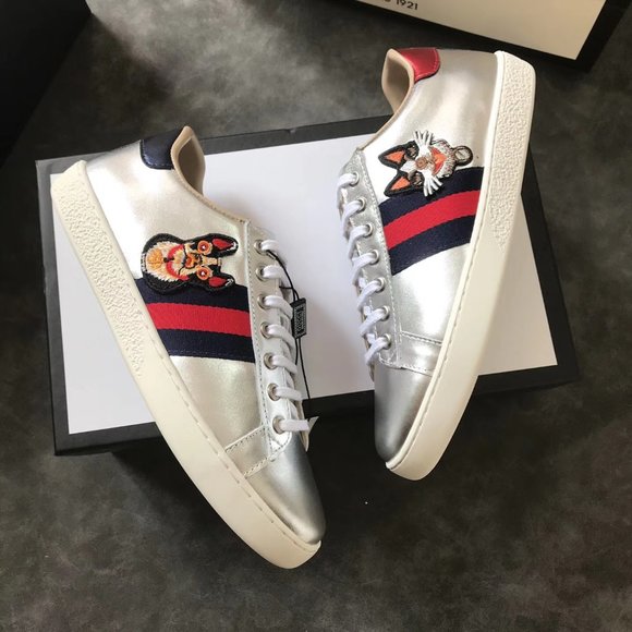 newgUCCI LEATHER CASUAL SHOES FOR WOMEN